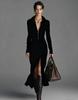 2025 Velvet Lapel Zipper Long Skirt for Autumn/Winter - European & American Style