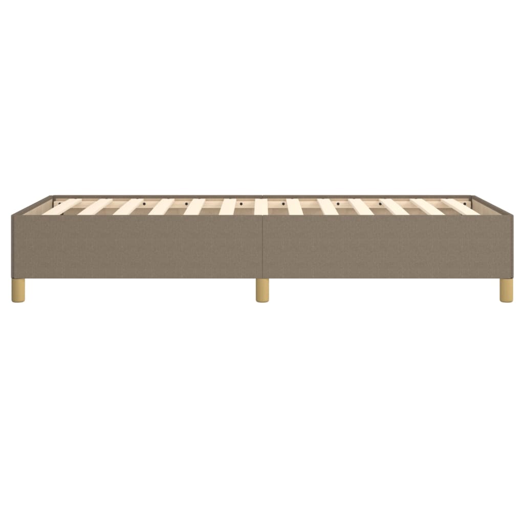 Vidaxl Struttura Letto Senza Materasso Taupe 90X200 Cm Tessuto