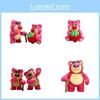 Lotto 4 Pezzi Figure in PVC, Adorabili Accessori per Auto e Decorazioni da Scrivania per Fan di Toy Story