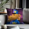 Hot Ddogmanable Cushion Cover Antidustmite Pillowcase Invisible Zipper Silky Short Plush Sofa Cushion Cover