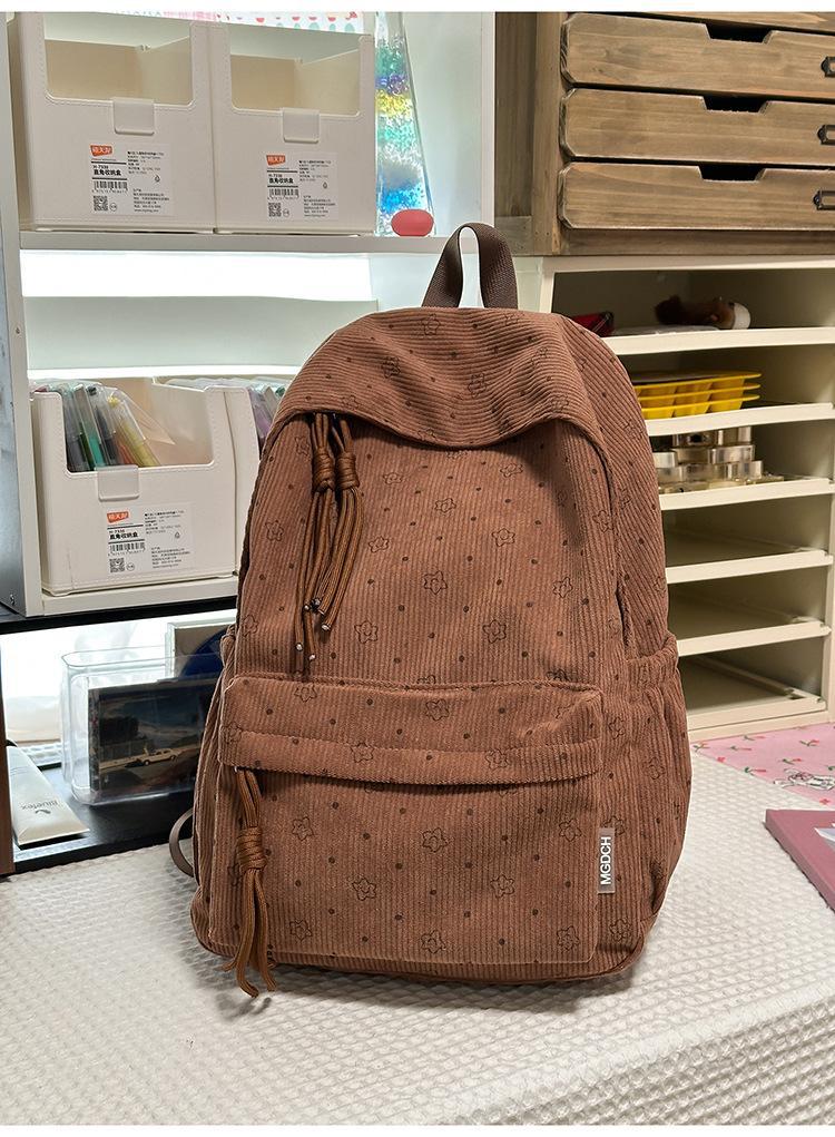Schoolbag New Schoolbag Ins Mori Sweet Girlfriend Style Leisure Travel Backpack High Value Junior High School Student Backpack