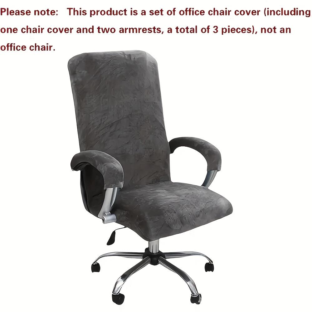 1PC XL Velvet Office Computer Desk Chair Covers Armchair Protector Elastic Cafe Cinema Armchair Case Removable Office Chair
