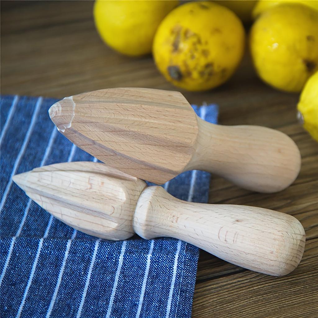 Manual Wooden Lemon Juicer Reamer Squeezer For Lemons And Orange