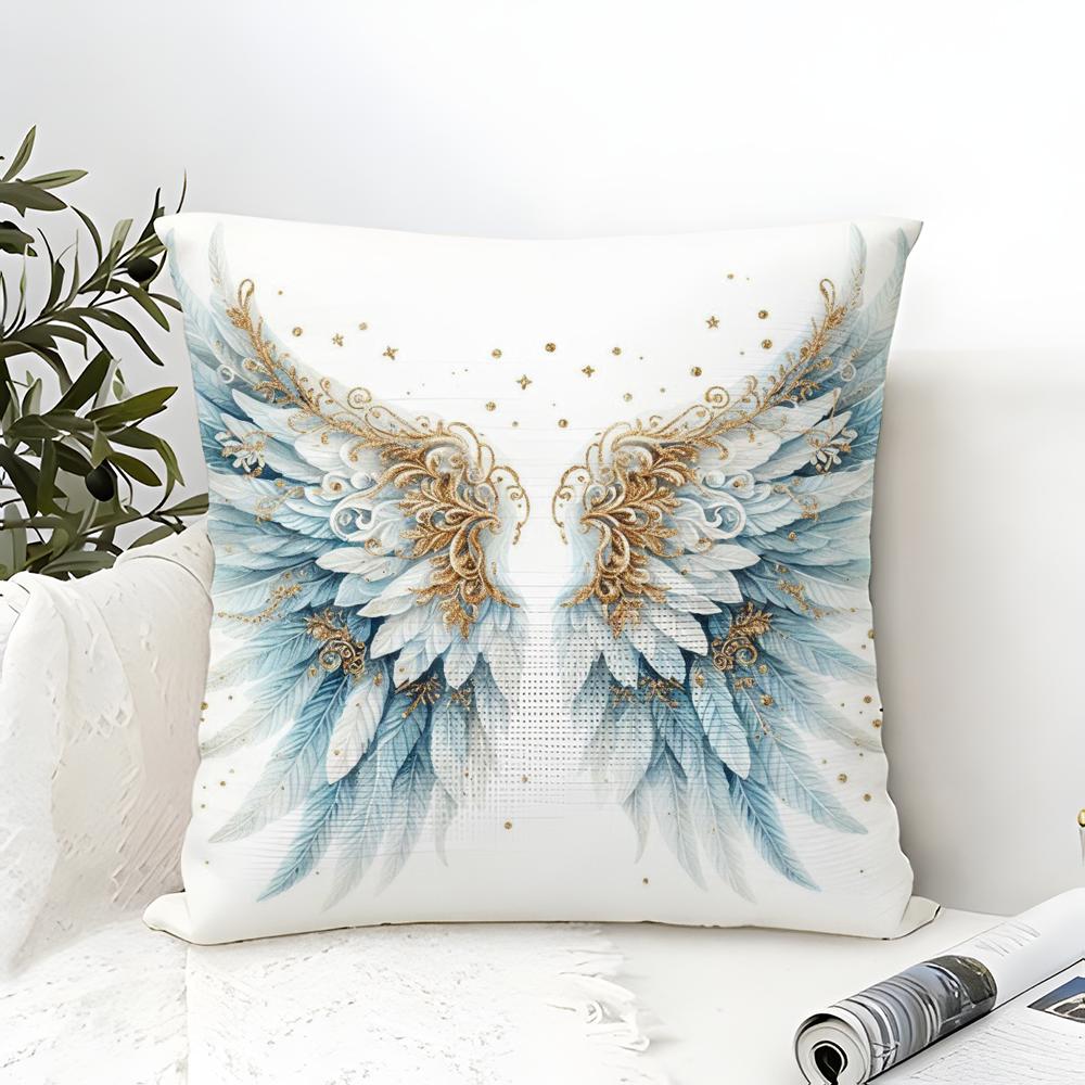 Beautiful Colorful Butterfly Decorative Prints Pillow Case Linen Pillow Case Sofa Home Decor Cushion Cover Cushion Cove