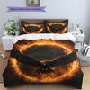 Flash eagle  Pattern Bedding Quilt Set Quilt Cover Pillowcase Home Decoration  Gift (1 * duvet cover + 2 * pillowcase, without core)