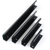 Aluminum Alloy Cabinet Drawer Handle Modern Furniture Hidden Long Handle Mount Finger Edge Pulls Nordic Concealed Handle