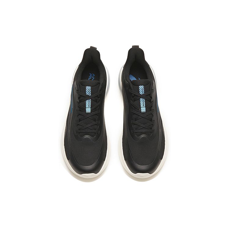 Anta Durable Low-Top Running Shoes Men Sneakers Black White 112245571-7