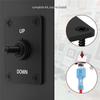 AA92-Momentary 30A Toggle Switch Waterproof 12V (ON)/Off/(ON) 3 Pin SPDT With UP/Down Mounting Plate For RV Motor Control
