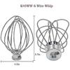 Mixer Kit for KSM150 Includes Dough Hook Wire Whip and Coated Flat Beater, 3 Pieces Stand Mixers Repair Set Compatible