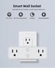 US Dual WiFi Smart Socket with Shelf & Alexa Voice Control