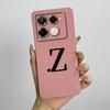 for Infinix Note 40 4G X6853 / Note 40 Pro 4G 5G X6850 X6851 / Pro Plus X6851B Phone Case Cute Letters Silicone Shockproof Cover