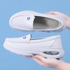 Spot Nurse Shoes Women's Summer Breathable Soft Sole Non-slip Air Cushion Thick Sole White Shoes Medical Black Work Shoes
