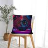 Around The World Daft Punk Pillow Cushion Cover Pillowcase Living Room Sofa Home Decor