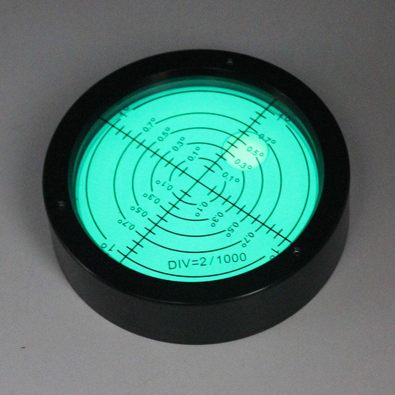 Instrument de Măsurare a Nivelării Platformei de Înaltă Sensibilitate Nivel cu Bulă de Spirit Metalic Rotund Mărgele de Înaltă Precizie Luminoase Disponibil 1 BUC