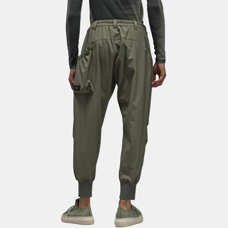 Y-3 Ripstop Hose mit Bündchen Steingrün Herren Unterteile IP7666
