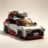 City Series Sportwagen Anhänger Wohnmobil Ski Edition MOC Baustein Abschleppfahrzeug Modellbausatz Spielzeugset Für Erwachsene Und Kinder