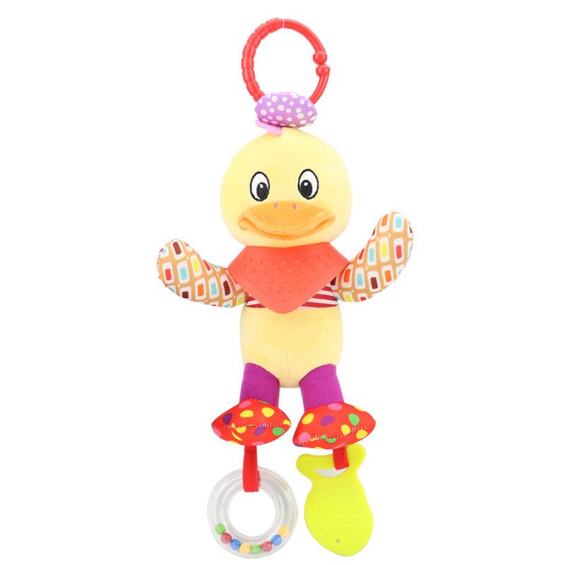 Beruhigendes Plüschtier Hängeornament für Neugeborenen-Autositze und Kinderwagen