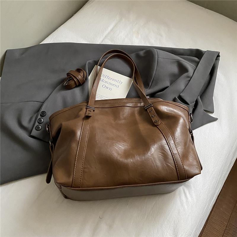 Large Capacity Faux Leather Tote Bag Women Shoulder Bag Everyday Use Work and Casual Bag