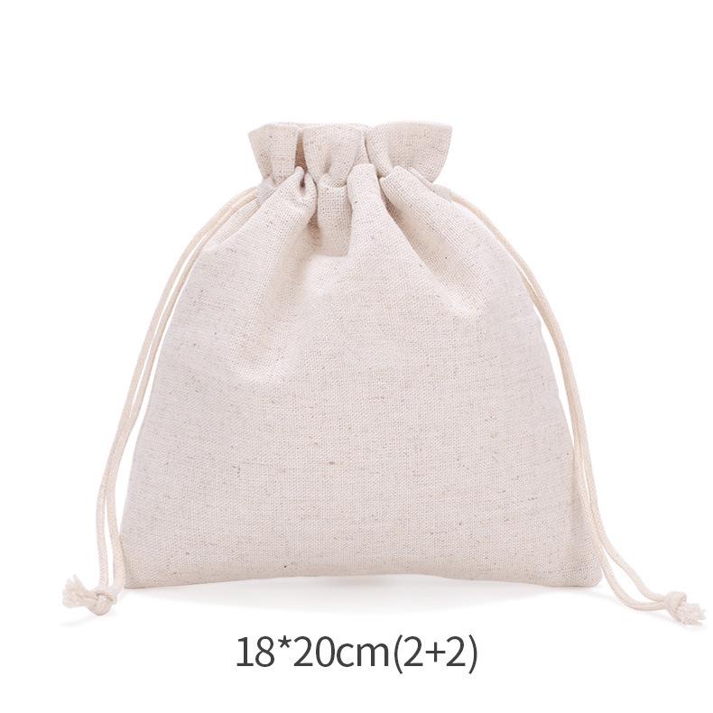 Leinen Kordelzugbeutel - Anpassbares Logo, Staubdichter Jute-Aufbewahrungsbeutel