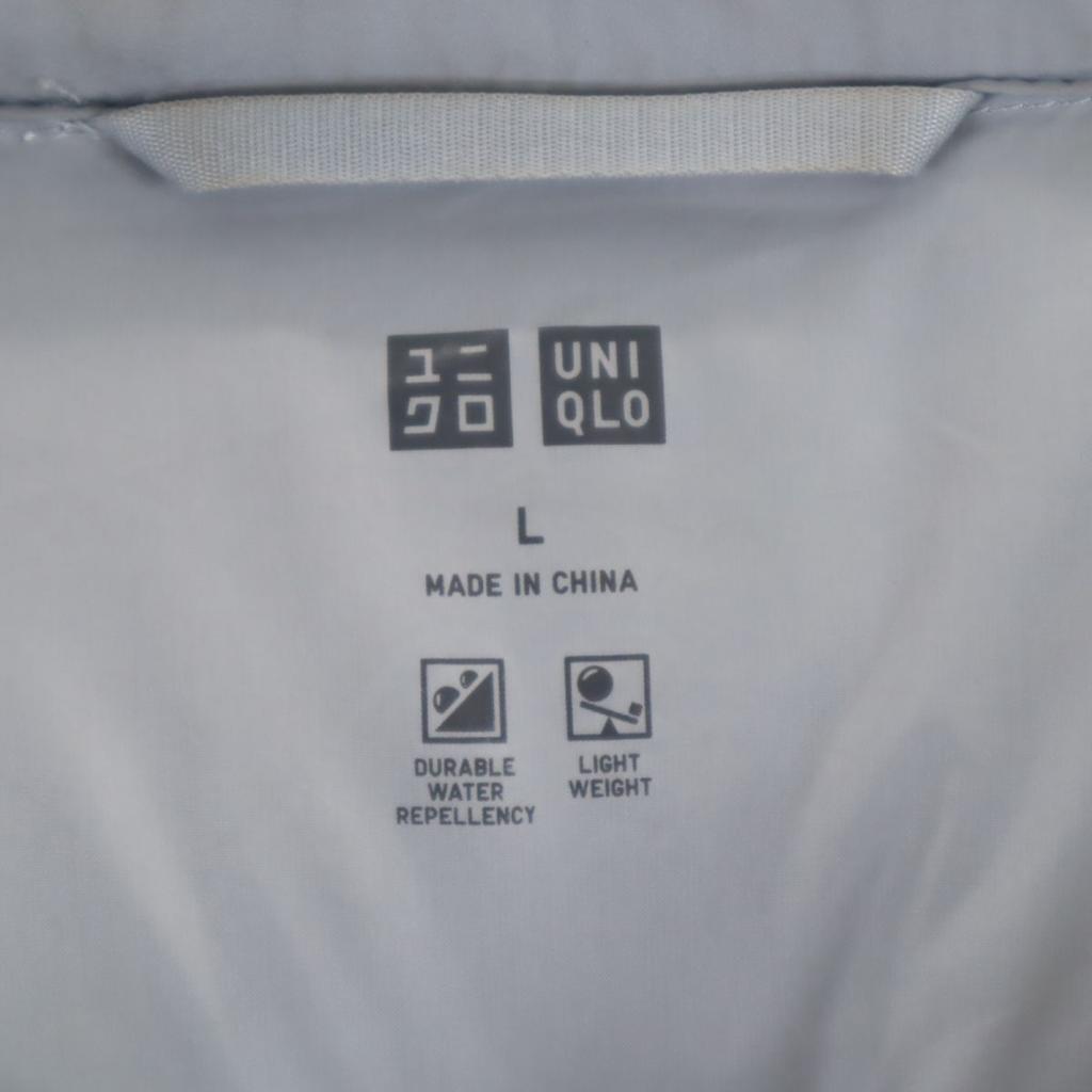 UNIQLO seamless Ultra light down jacket L gray hood Women Used