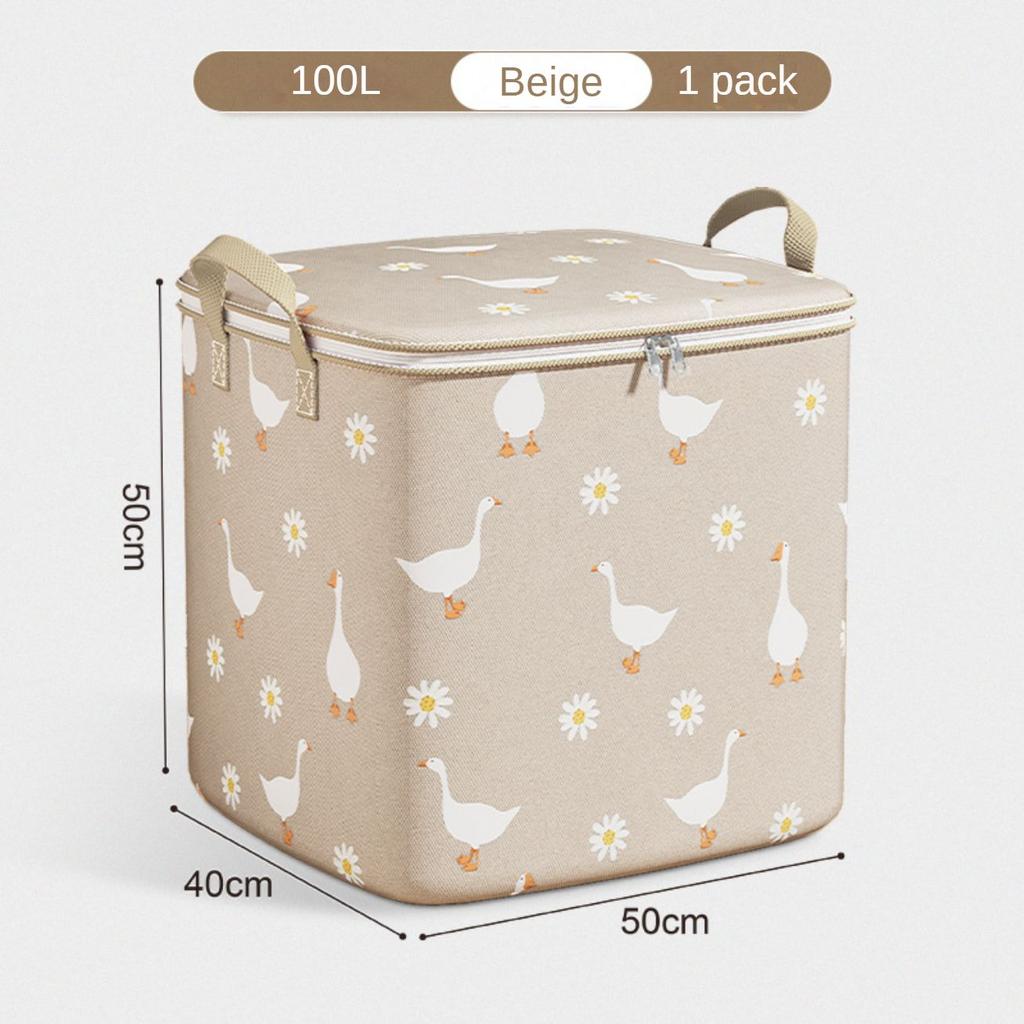 Quilt Storage Bag Home Wardrobe Large Capacity Clothes Cotton Quilt Sorting Bag Clothes Moving Waterproof and Moisture-proof