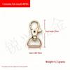 Zinc Alloy Fish Mouth Buckle for Dog Luggage, Shoulder Straps, Keychains, and Webbing.