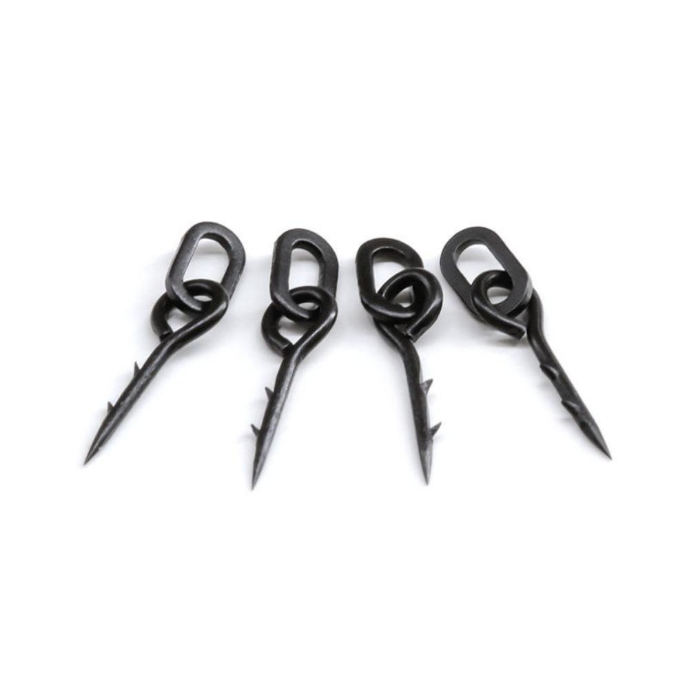 20pcs With Hook Barbs Carp Fishing Accessories Maggot Pin Hair Rig Method Feeder  Freshwater Fishing