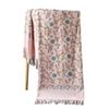 Xinjiang Embroidered Imitation Cashmere Scarf: Women’s Ethnic Style, Warm and Versatile with Tassels