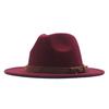 Dámský retro vlněný klobouk Fedora - Podzimní/zimní buřinka v britském stylu s trendy designem