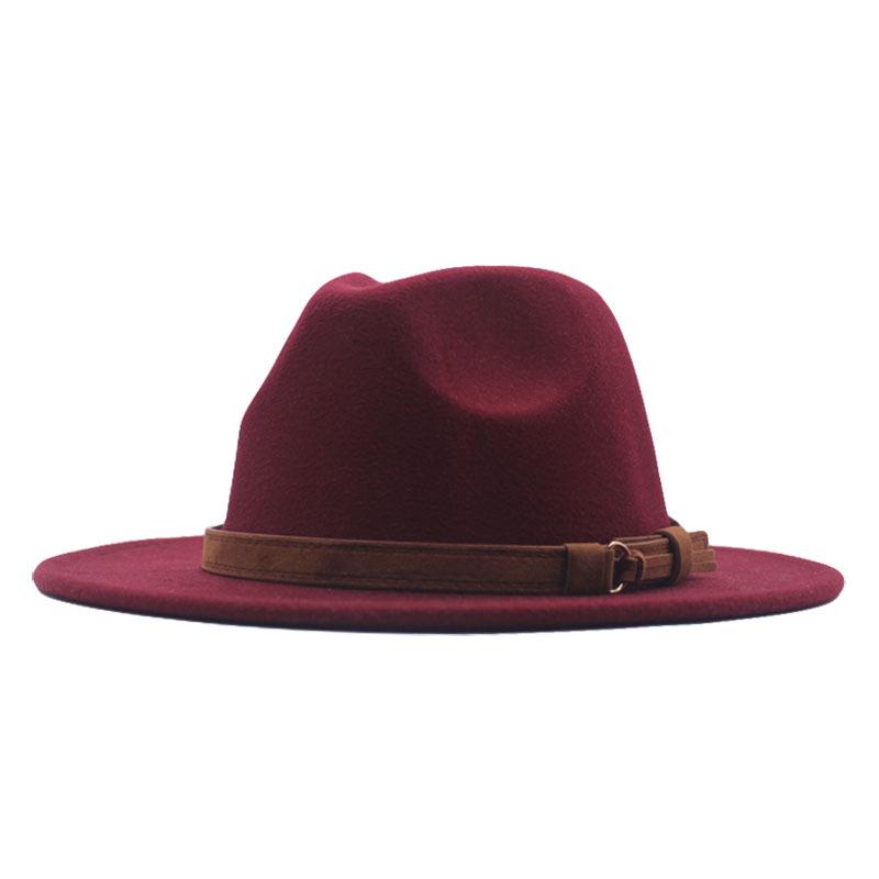 Women's Retro Wool Fedora Hat - Autumn/Winter British Style Bowler with Trendy Design