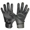 CUTTERS Batting Gloves B444S Power Control 4.0 Solid, Ambidextrous, Baseball/Softball, Size L, Black