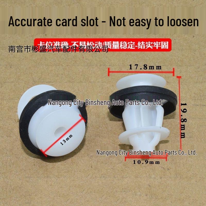 1117701-00-A for Tesla Model Y: Wheel Arch Clips & Lower Guard Plate Clips