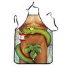 Cute Apron Sturdy Ornamental Convenient Kitchen Apron Sleeveless Unisex Baking Sexy Pattern Apron Apron Kitchen Accessories CDN