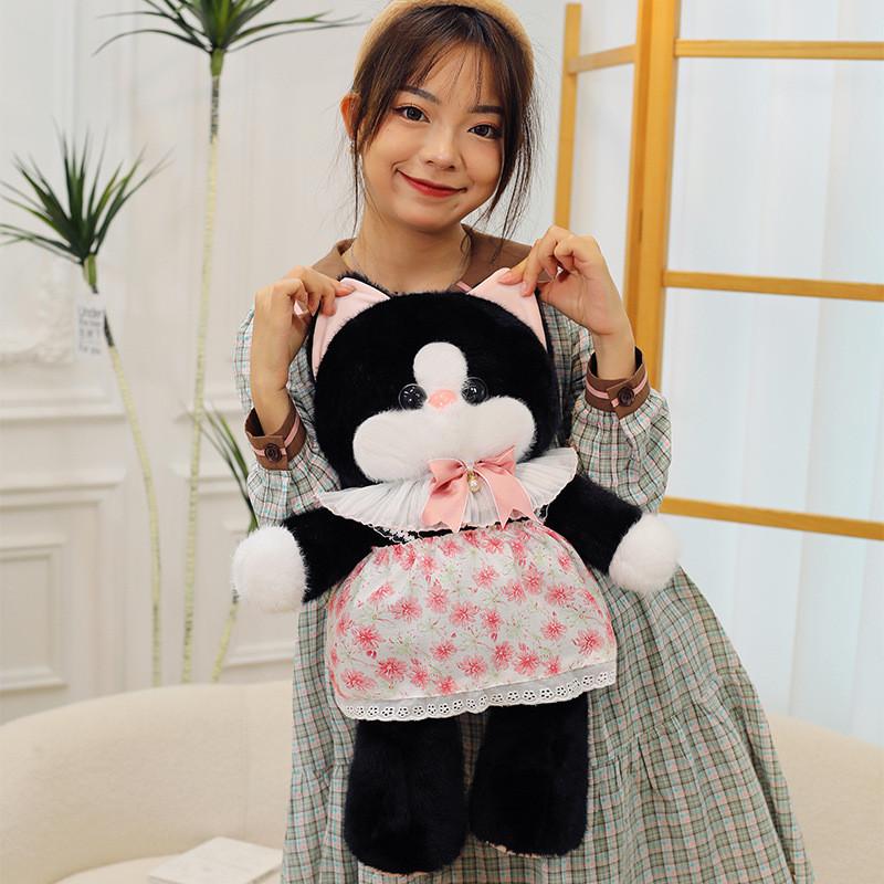 Cute And Realistic Cat Plush Toy Doll Sleep Pillow For Girls Soft Cuddly Gift