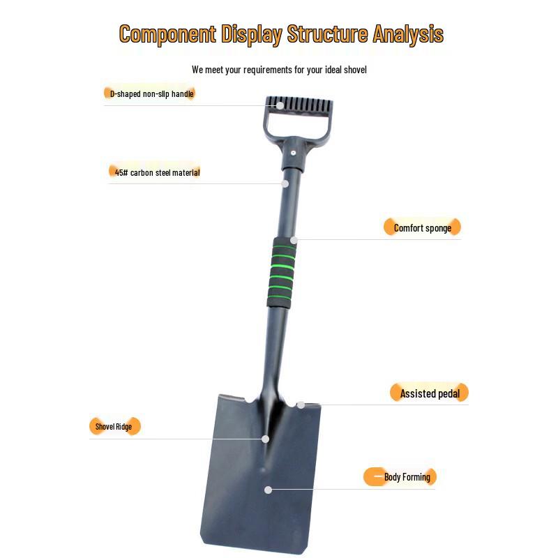 Brangdy Multi-tool Survival Shovel