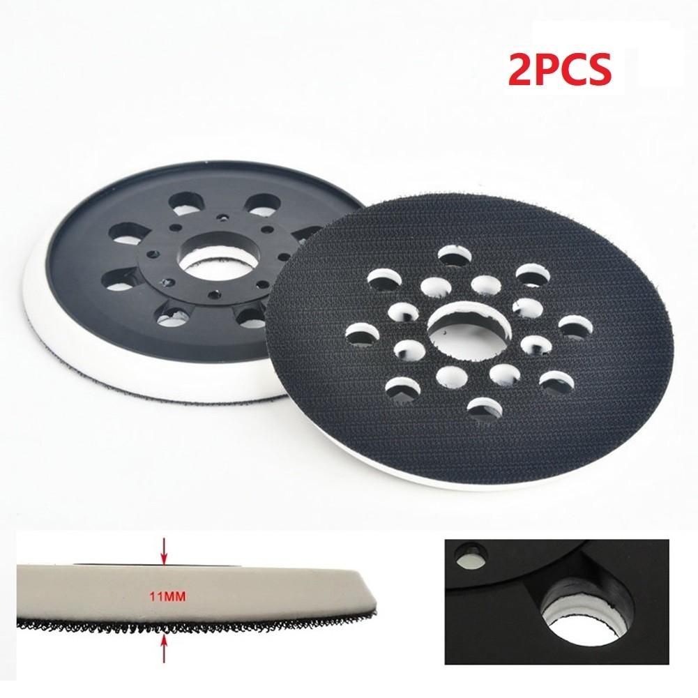 2pcs Sanding Pad For Bosch Backing Pad 5inch/125mm 8 Holes Sanding Pad Hook And Loop GEX125-1AE PEX220 PEX 220AE