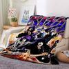 1pc KISS Band Blanket Lightweight Flannel Blanket Throw Blanket For Sofa, Bed, Travel, Camping, Livingroom, Office, Couch