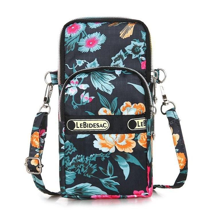 Elegant Retro Nylon Phone Pouch For Women With Eye-catching Designs And Colors