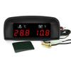 Termometro Acqua Voltimetro Digitale 2 IN 1 + Sensore Temperatura Auto 10mm 1/8 NPT Per Auto Camion Moto Gradi Celsius
