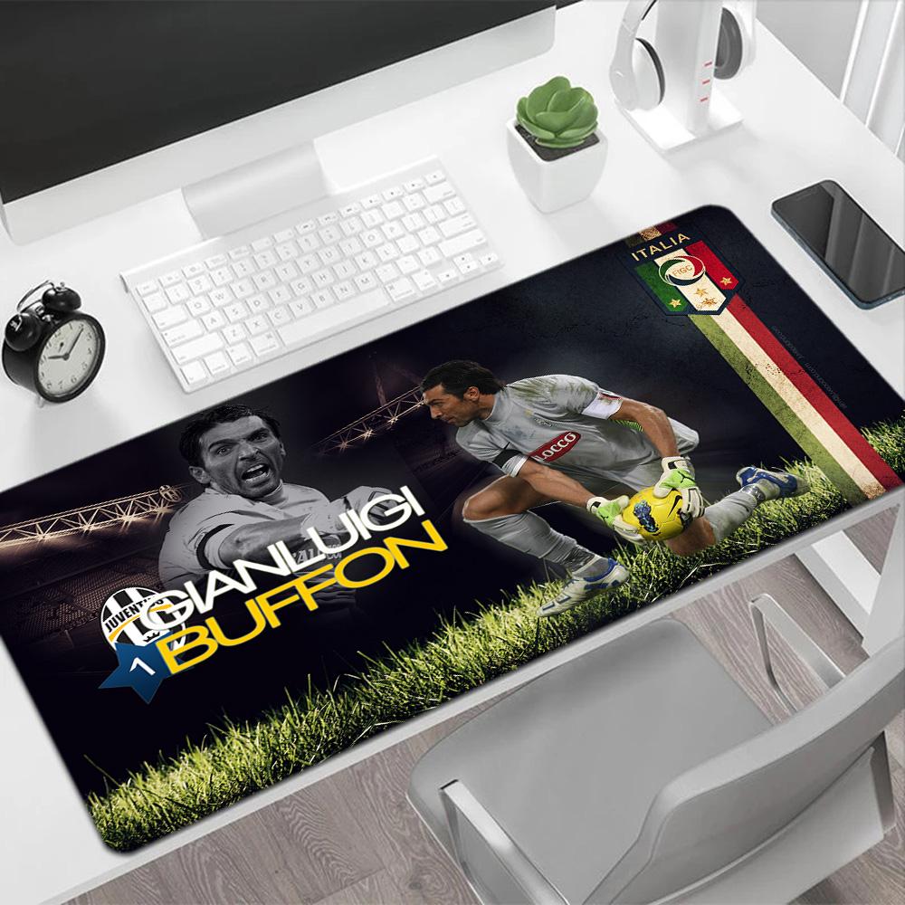 Football Player Celebrates Victory Large Mouse Pad Gamer Mousepad Study Desk Mat Non-Slip Rubber Base Office Desk Accessory