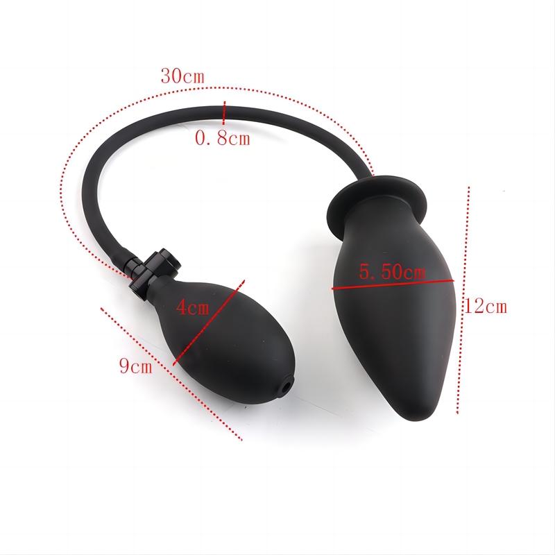 Inflatable Anal Plug Expandable Butt Plug Silicone Massager Sex Toys for Women Men Inflatable Anal Plug Backyard Anal Dildo