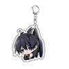 Anime Chainsaw Man Keychain Pochita Makima Cartoon Acrylic Bag Tag Keyrings Cos Trendy Gift