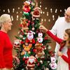 Christmas Hanging Ornaments Cute Fabric Dolls Santa Snowman Reindeer Bear Decorations for Christmas Tree Holiday Party Gift