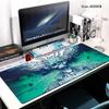 HYBXAXC Undead Musician Print Mouse Pad Thick Stitched Edge Gaming Desk Mat Creative Computer Keyboard Nonslip Pad