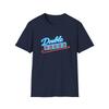 Double Deuce T-Shirt Road House 80s | Retro Script Logo, Casino Style