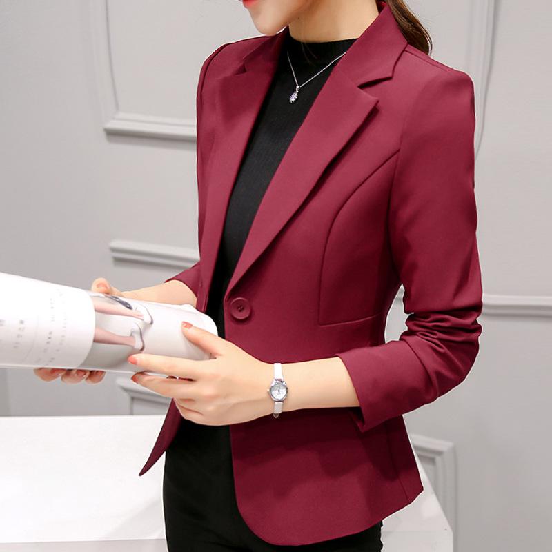 Blazer Feminino de Manga Comprida - Outono 2025 Estilo Casual Versátil