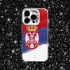 Serbien Flagge Handyhülle Für iPhone 16,15,14,13,12,11,Pro,XS,Max,Plus,Mini,SE Weiß Candy Matt Stoßfeste Hülle