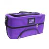 Large Capacity Multifunctional Cosmetic Box with Double-Opening Oxford Cloth for Makeup, Nail Art, and Embroidery Tools