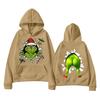Women's Casual Christmas Letter Print Hoodie with Pockets