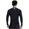 Under Armour Koszulka treningowa męska z długim rękawem HeatGear® OG Compression z logo, z okrągłym dekoltem, dopasowana, czarna 1387696-001